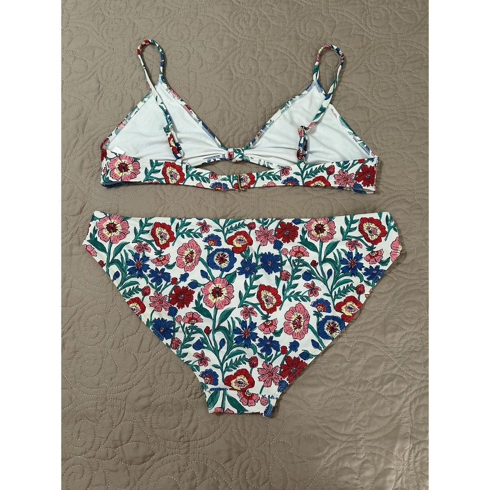 Vineyard Vines Tisbury Floral 2 Piece Swimsuit Size XL - Picture 2 of 2